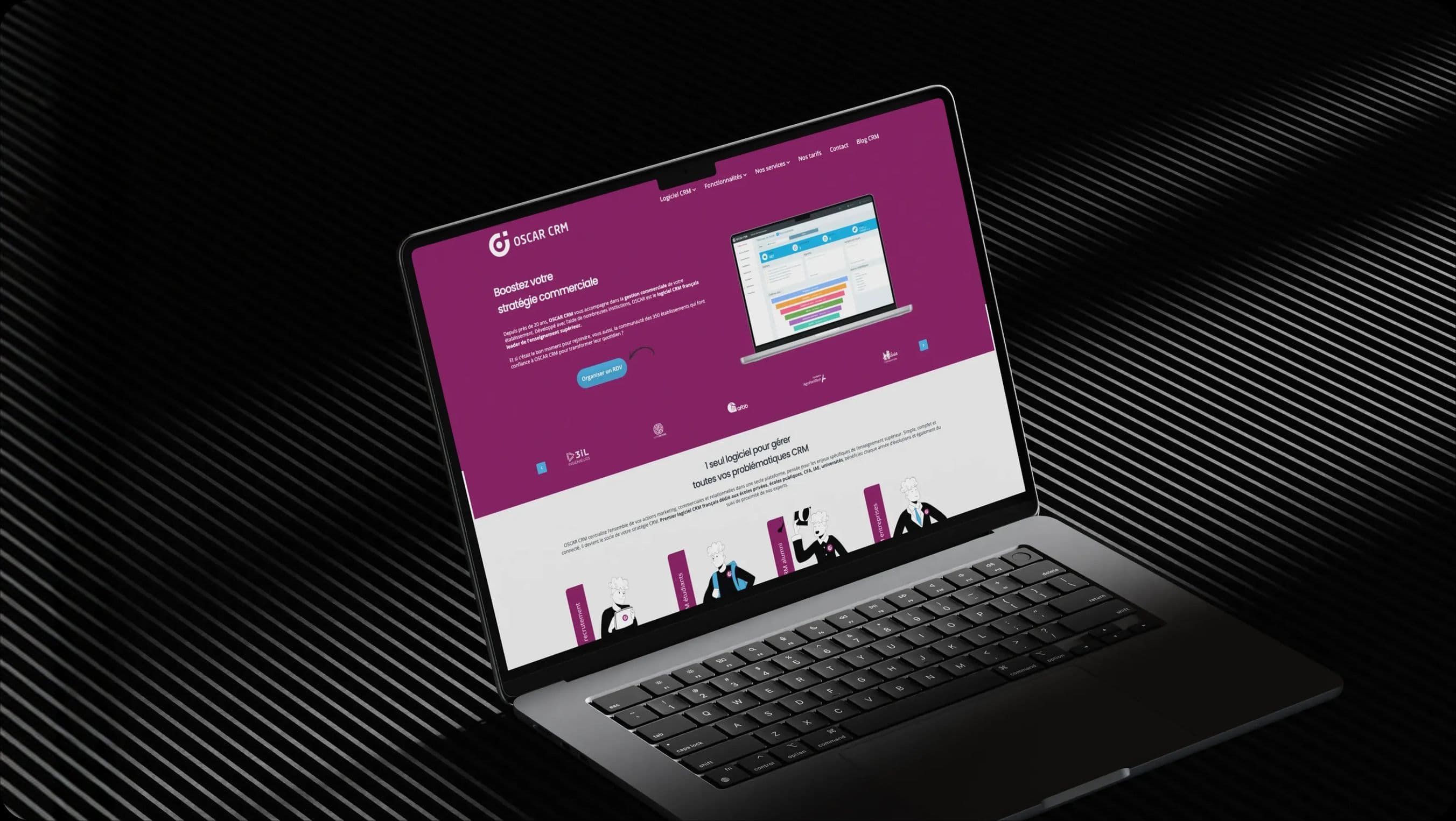 Visuel du projet Oscar CRM
