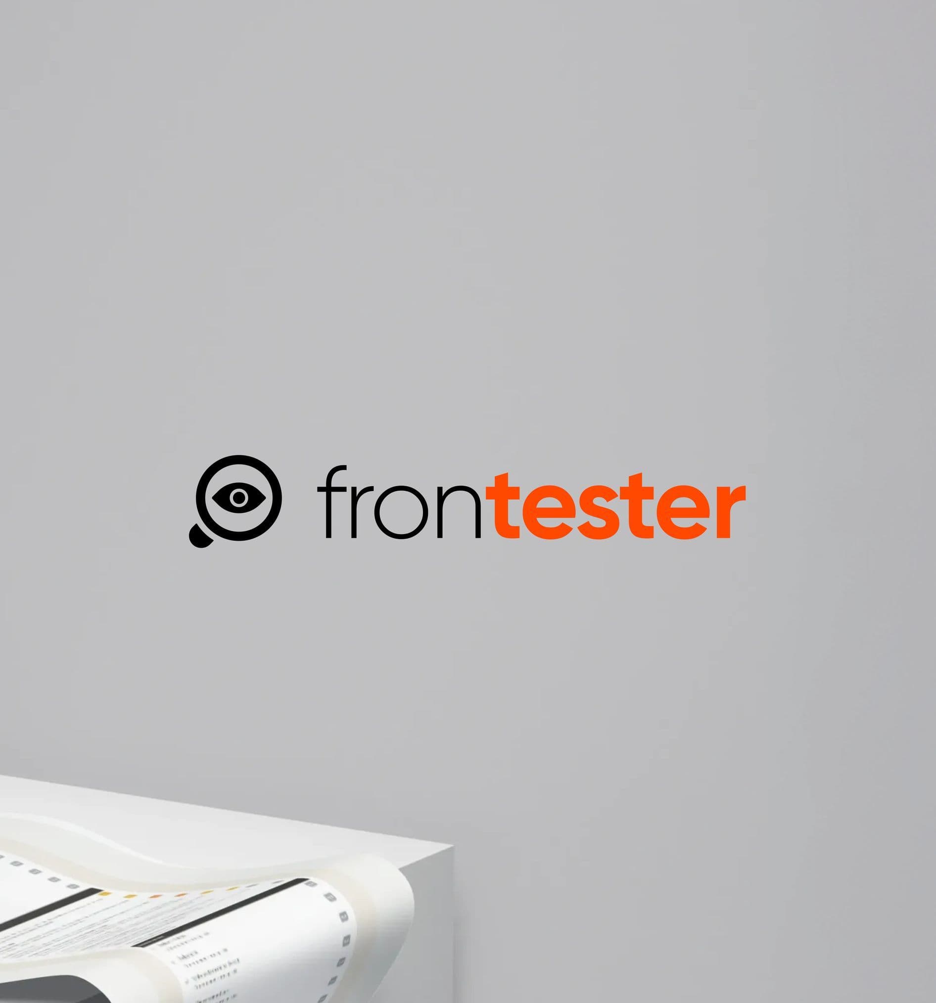 Second écran de la plateforme Frontester