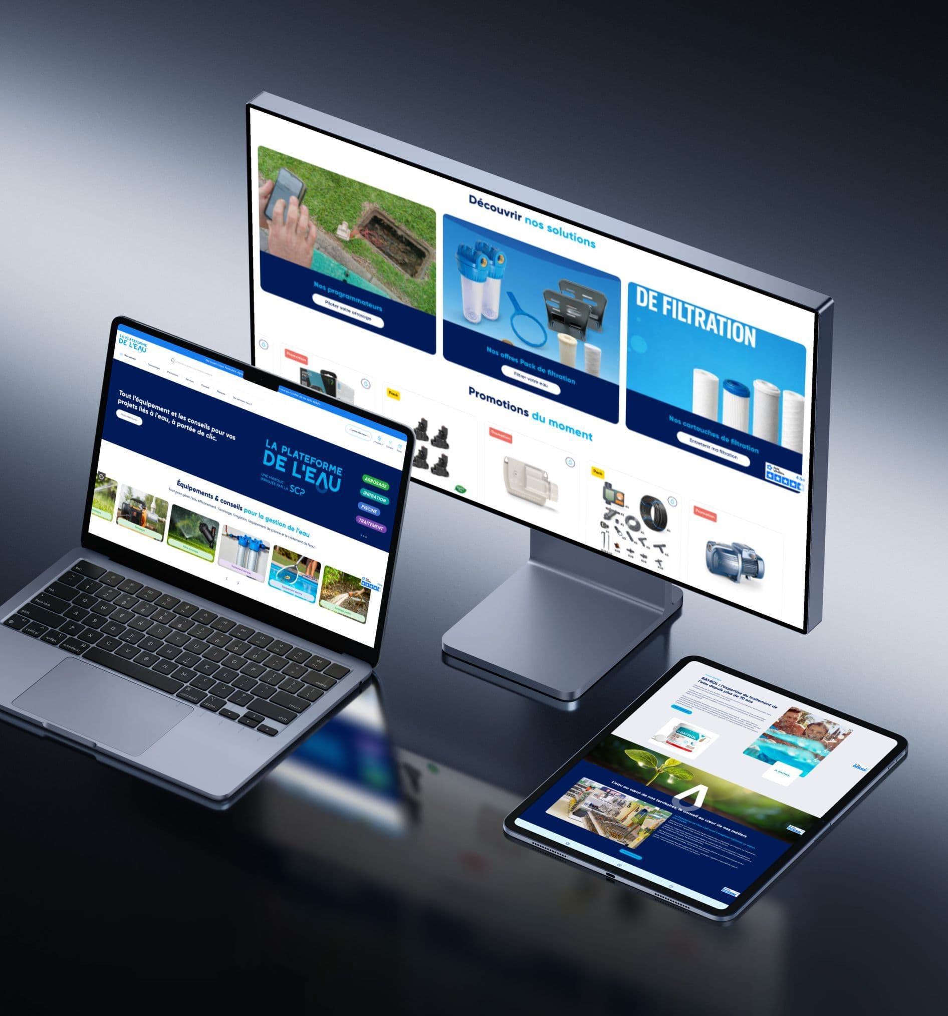 Second écran de la plateforme du Canal de Provence