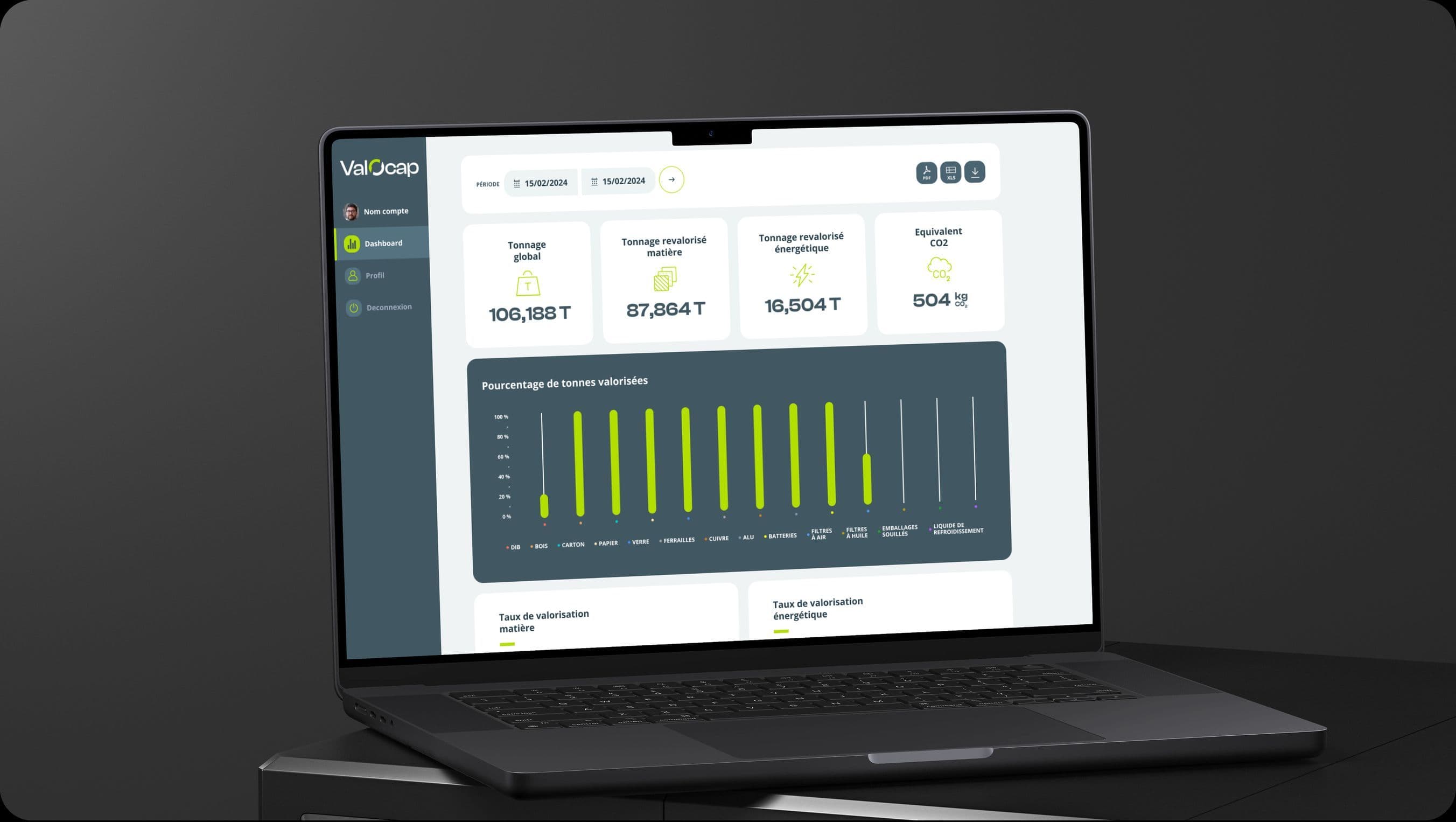 Visuel du projet Valocap